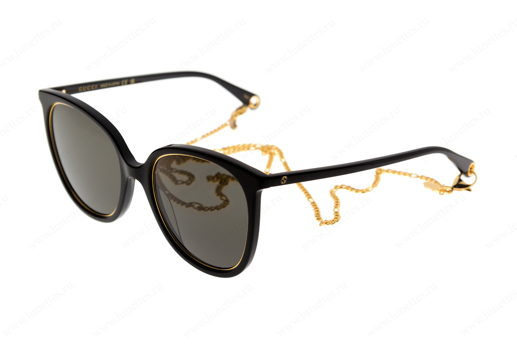 Gucci GG1076S 001+цепочка 56 21 очки с/з